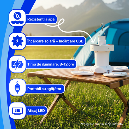 Aplica LED Exterior Timeea, 18W, Negru, 6000K